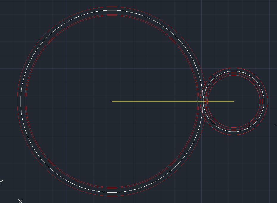 2D AutoCAD Gear Profile Drawing